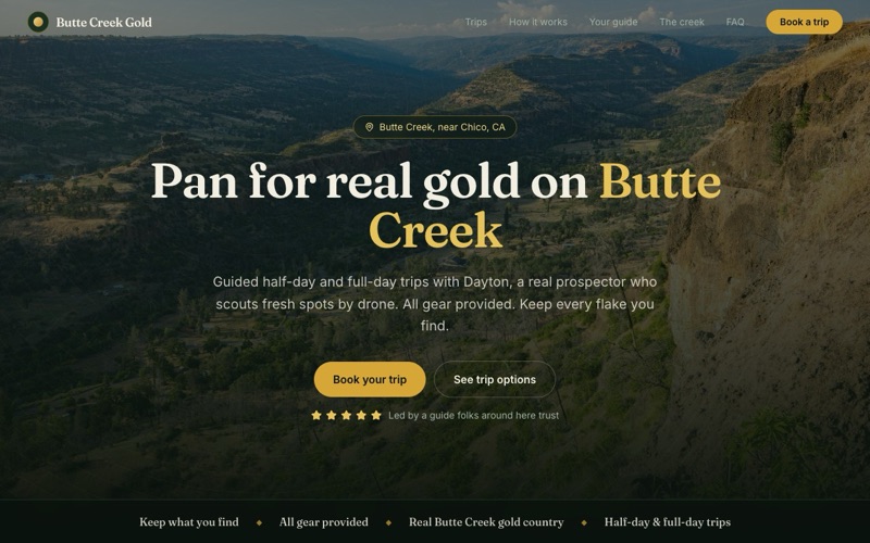 Butte Creek Gold Co. screenshot