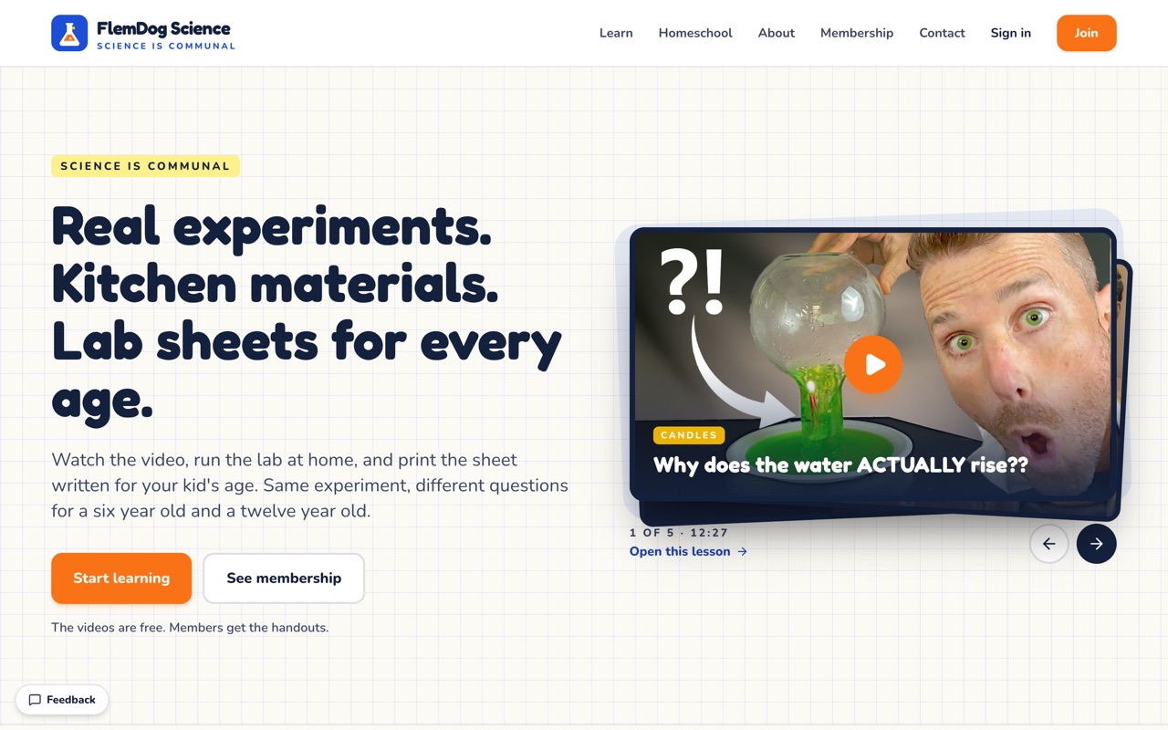 FlemDog Science screenshot